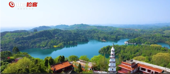 春游崇州感受最温柔的白塔湖